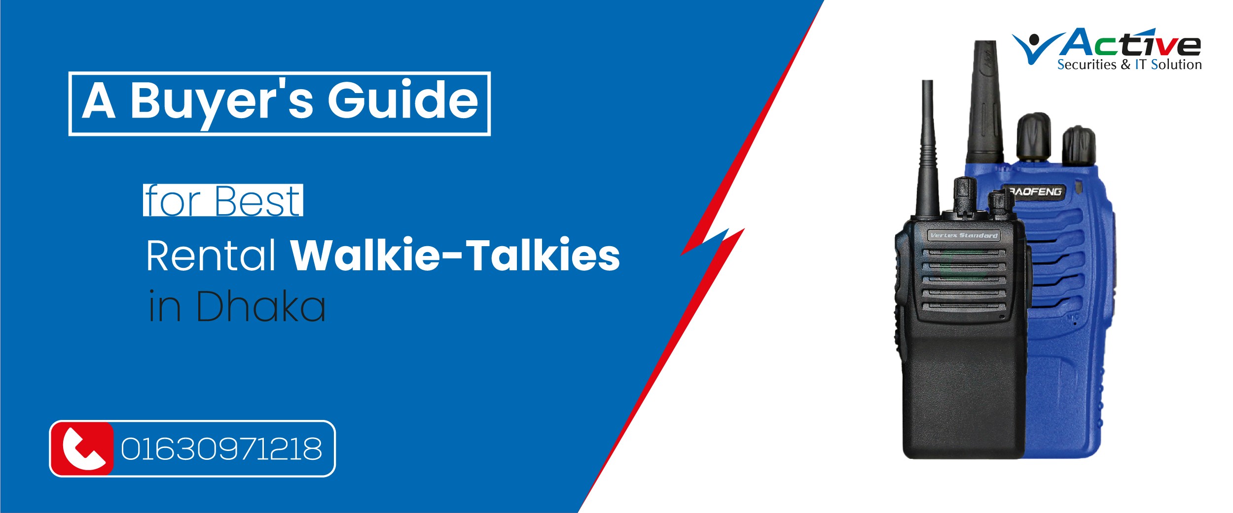 A Buyer's Guide for Best Rental Walkie-Talkies in Dhaka | Authorized Supplier